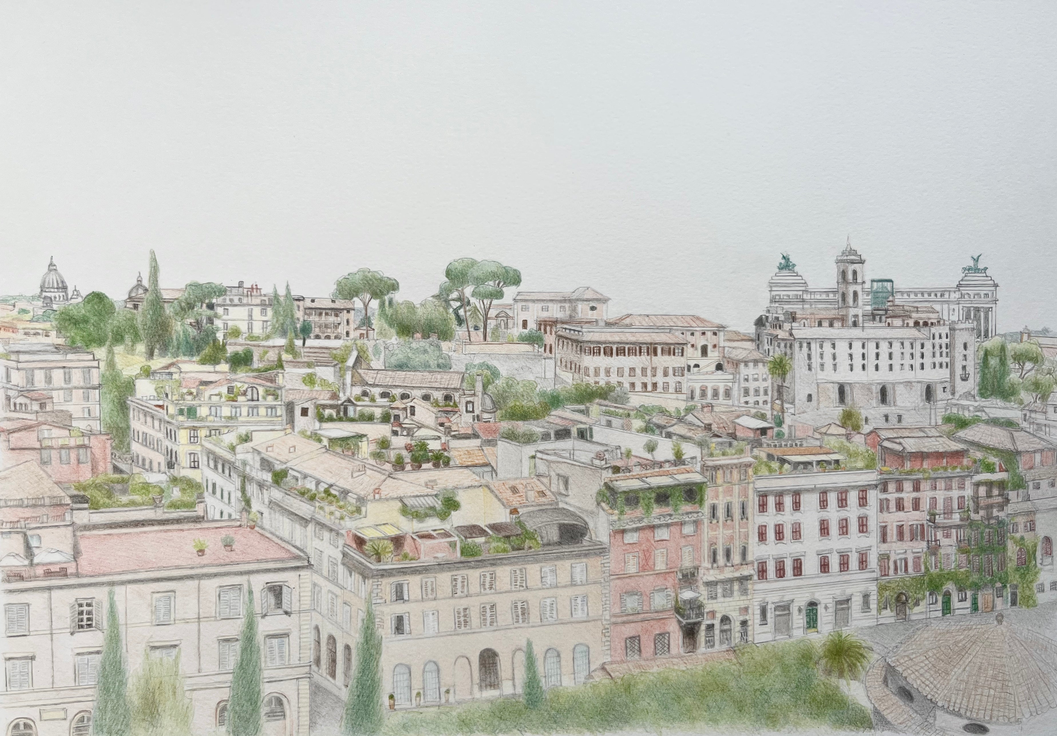 Rome rooftops